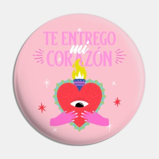 Corazon Amor Heart Love Pin