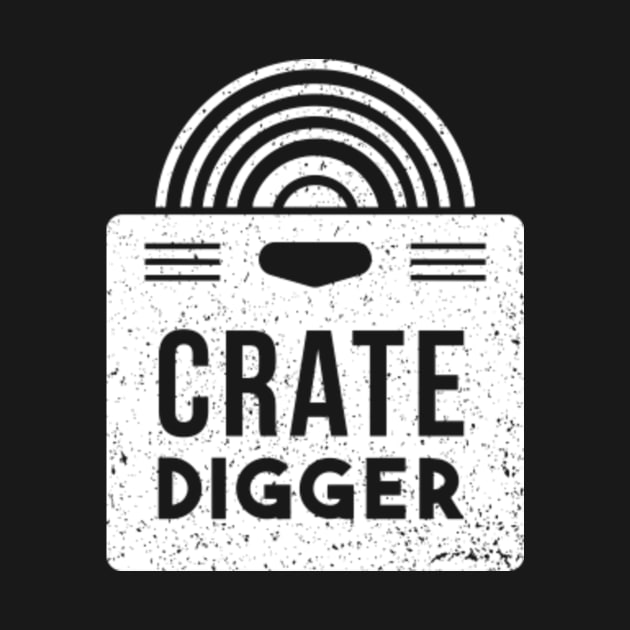 Crate Digger // Vintage Vinyl Record Collector by SLAG_Creative