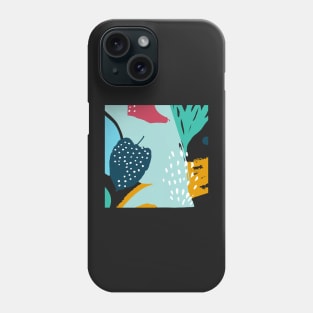 Abtract Leaf Pattern Phone Case