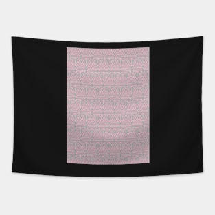 Nouveau Lines (Grey & Pink) Tapestry