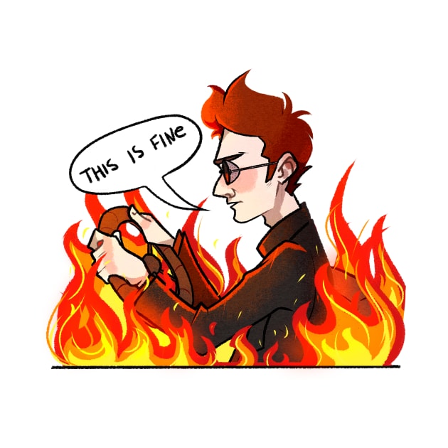 Good omends Crowley by gaypompeii