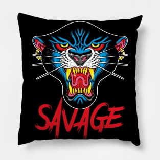 Savage Phanter Traditional Tattoo Pillow