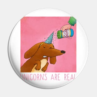 Unicorns Are Real Pin