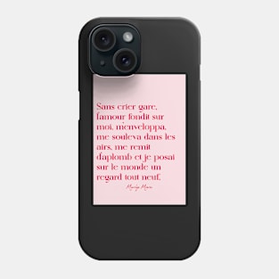 Love Quotes - Marilyn Monroe Phone Case