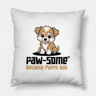 National Puppy Day – March Pillow