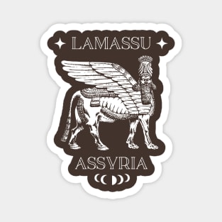 Lamassu Illustration (white print) Magnet