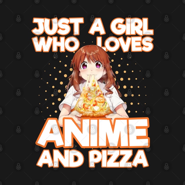 just a girl who loves anime and pizza by artdise