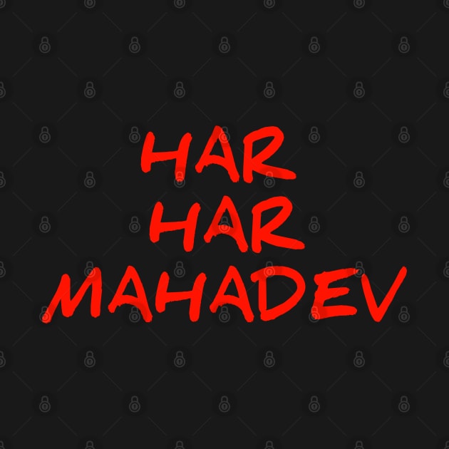 Har har Mahadev for Shiva devotees by Spaceboyishere