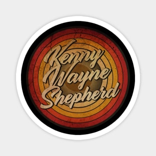 arjunthemaniac,circle retro faded Kenny Wayne Shepherd Magnet