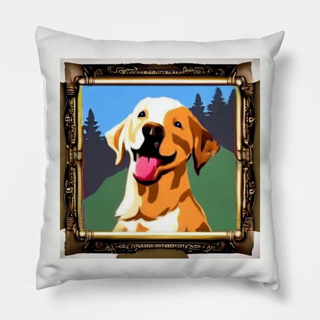 Dogs Are My Favorite People Retrievers Pillow by thorhamm