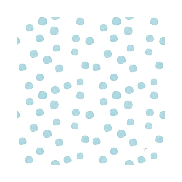 Polka Dots - Turquoise by monitdesign