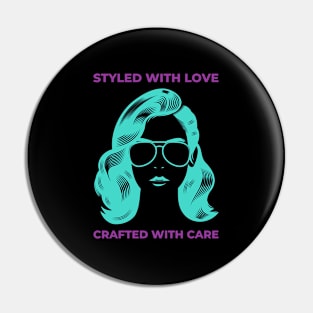 funny hairstylist hairdresser haircutter cosmetologist Pin