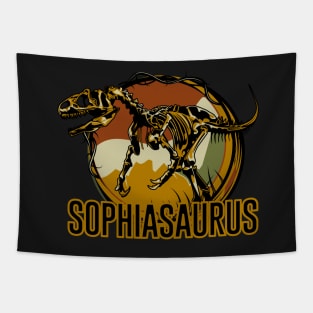Sophiasaurus Sophia Dinosaur T-Rex Tapestry