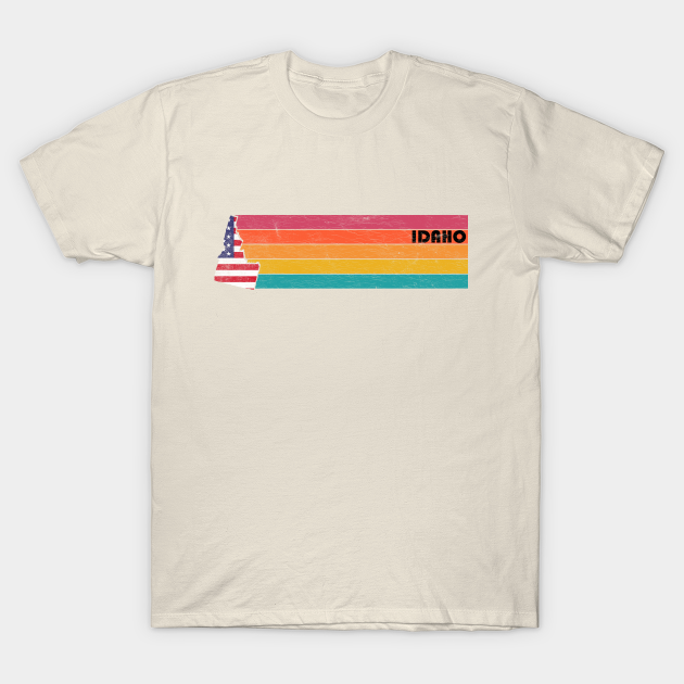 Discover Idaho State Retro Vintage - Idaho State - T-Shirt