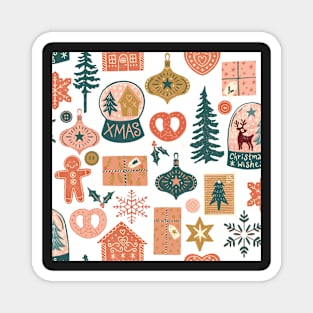Festive and frosty Magnet
