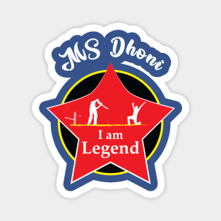 MS Dhoni - I am Legend T-shirt Magnet