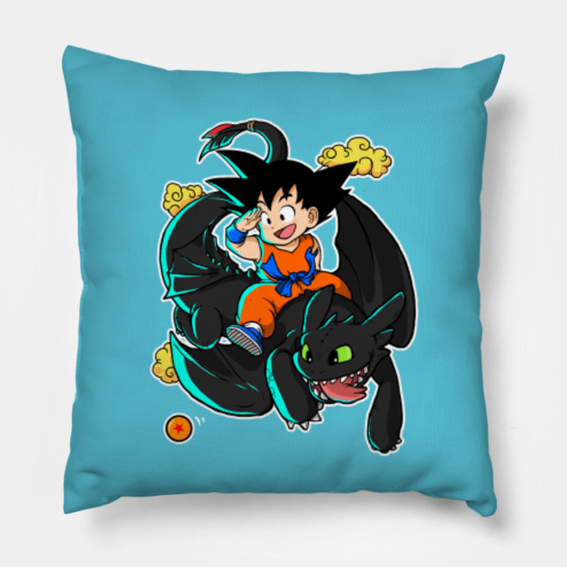 How To Train Your Dragon Ball V 2 0 Dragonball Pillow Teepublic