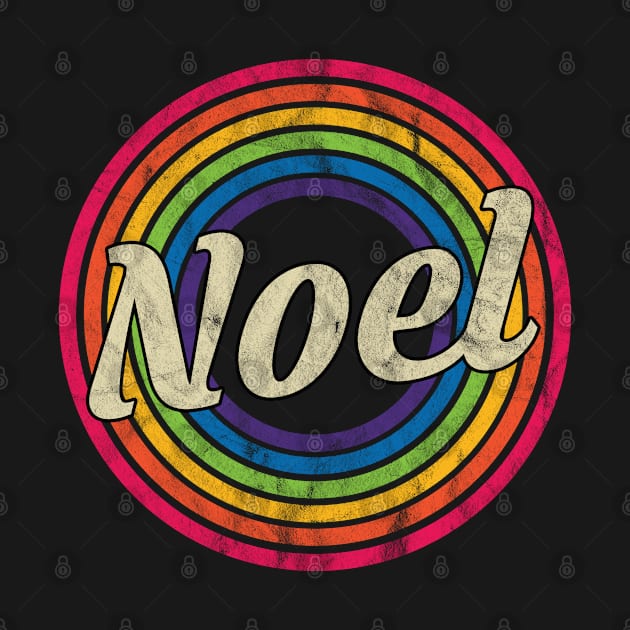 Noel - Retro Rainbow Faded-Style by MaydenArt