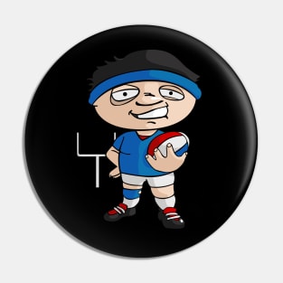 Rugby player Pin