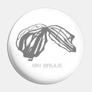 Ski Brule Resort 3D Pin