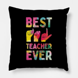 Best ASL Teacher Ever Pillow