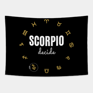 Scorpio Zodiac Horoscope Tapestry