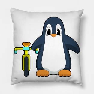 Penguin Bicycle Pillow