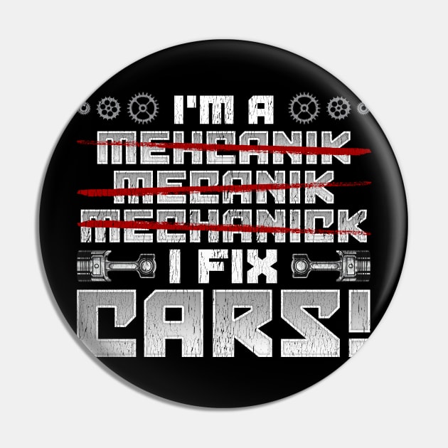 Mechanic I Fix Cars! Pin by savariya