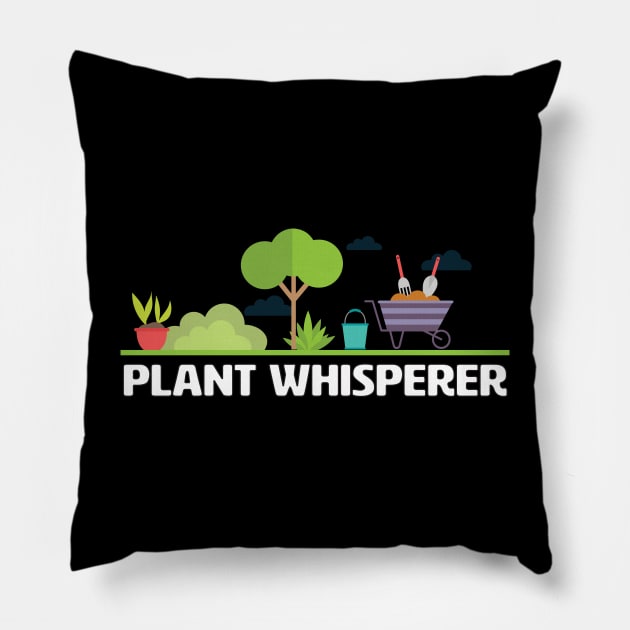 Gardening - Plant Whisperer Pillow by Kudostees