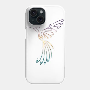 Gradient Hummingbird Phone Case