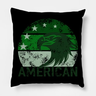 Eagle American Patriotic Vintage Retro Pillow