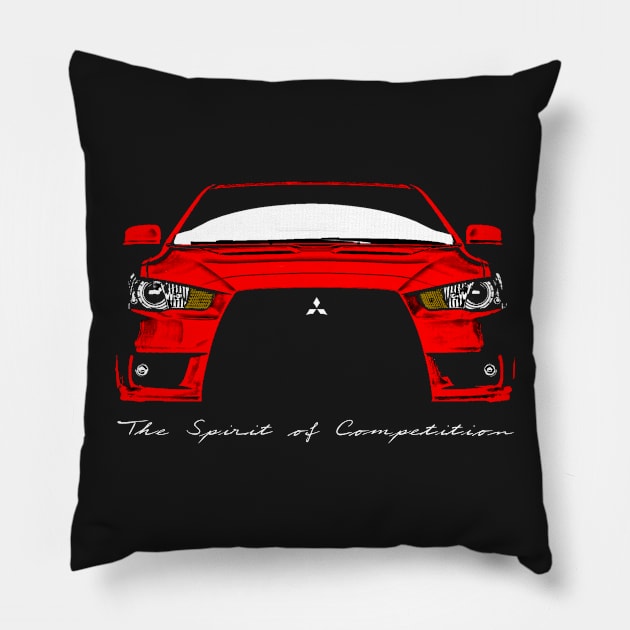 Evolution X (Red) Pillow by BoxcutDC