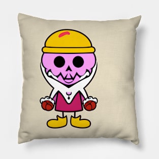 Gumball Machine Skull Monster Guy Pillow