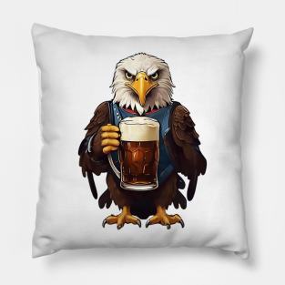 EAGLE AND BEER Pillow