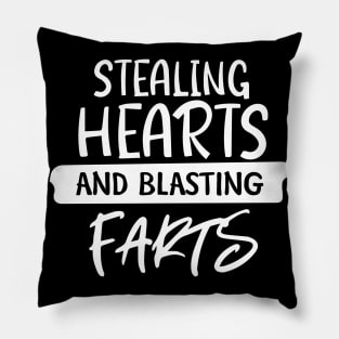 Stealing Hearts & Blasting Farts Pillow