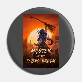 Master of the Flying Broom - Sword Saint in Training Pin