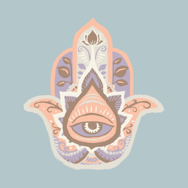 Hamsa Hand - Pearl(June) by akaneyabushita