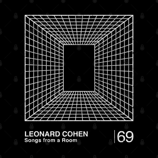 Leonard Cohen / Minimalist Graphic Design Fan Artwork by saudade