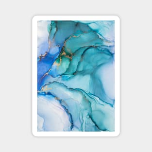 Alcohol ink abstract background. Magnet