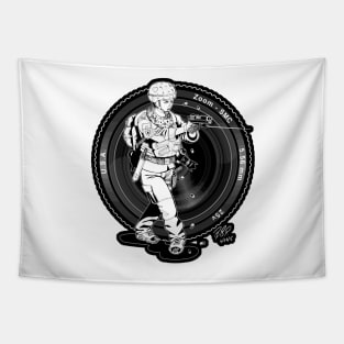 25V Combat Camera Tapestry