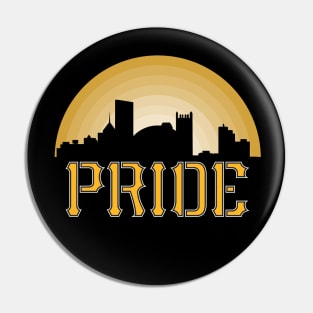 PRIDE Pittsburgh Black and Gold Pin