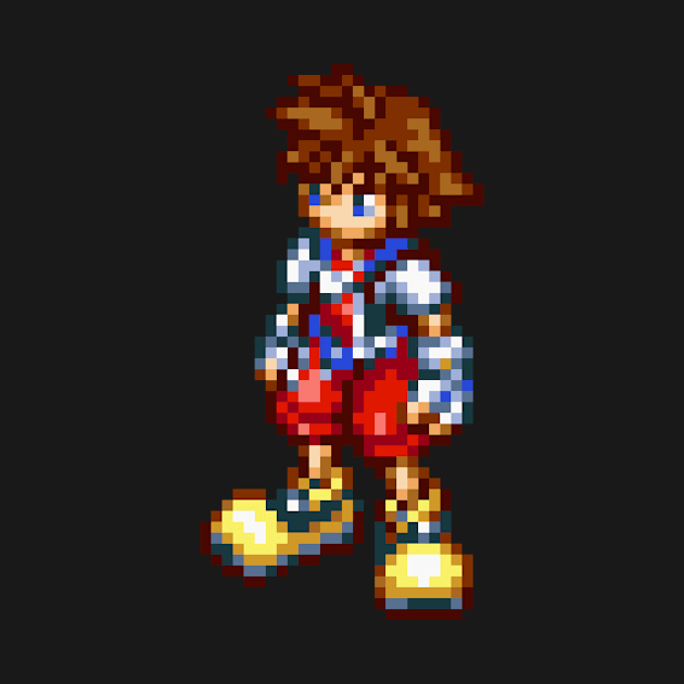 Sora Sprite by SpriteGuy95