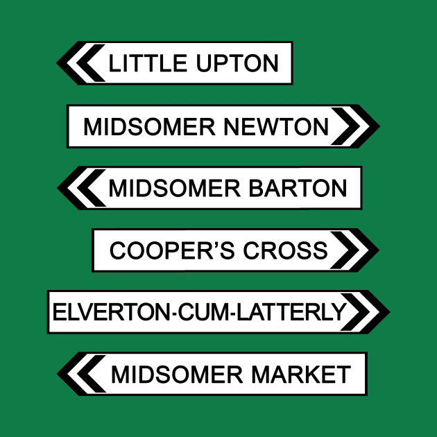 Midsomer Signs (3) by Vandalay Industries