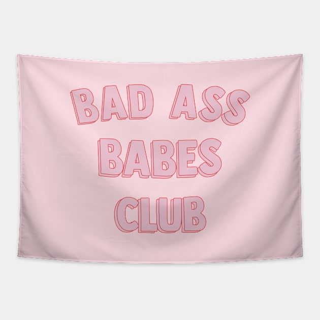 Bad Ass Babes Club Tapestry by fernandaffp