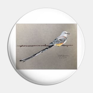 Scissored-tailed Flycatcher Pin