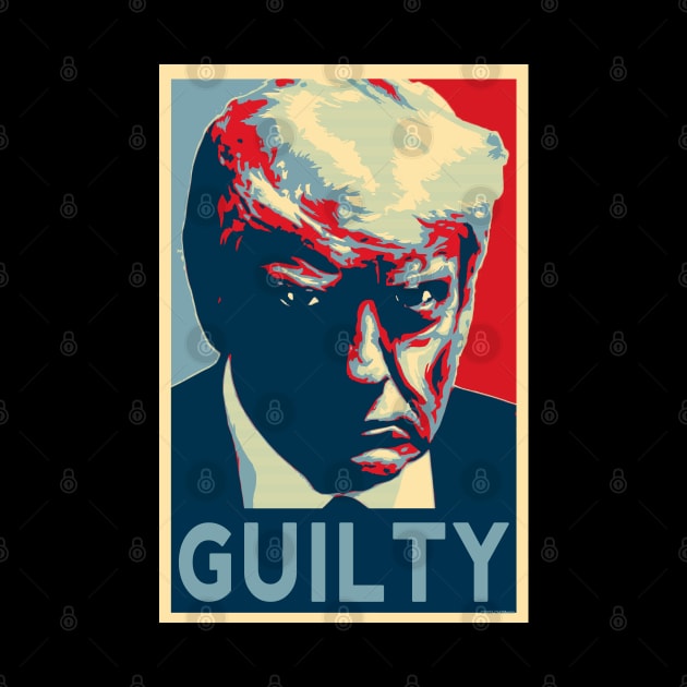 Trump Guilty Mugshot - by-CH3Media by CH3Media