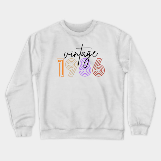 The 1986 Vintage Card Crewneck Sweatshirt