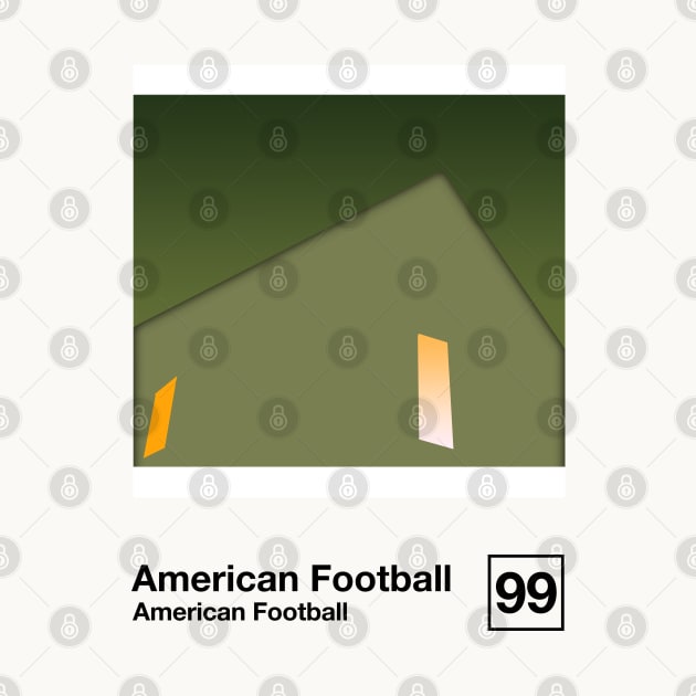 American Football / Minimalist Graphic Artwork Design by saudade