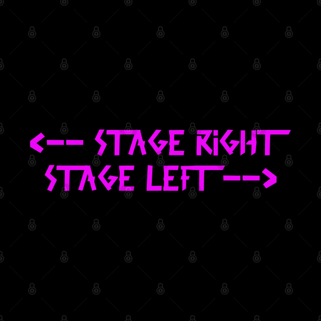 stage right  stage left Pink by sapphire seaside studio