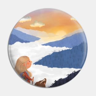 Mountain lover Pin